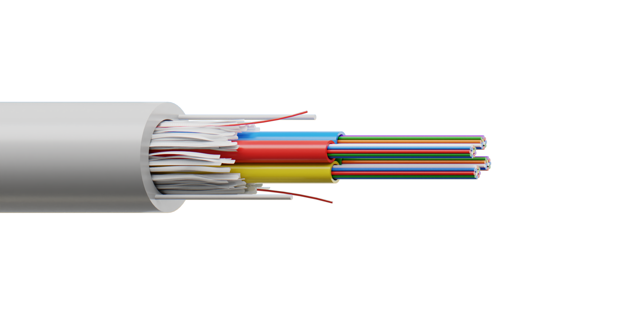 Indoor ESM Cable 1.3mm micromodule gel, CPR - Polish producer in photonics fiber optic sector.