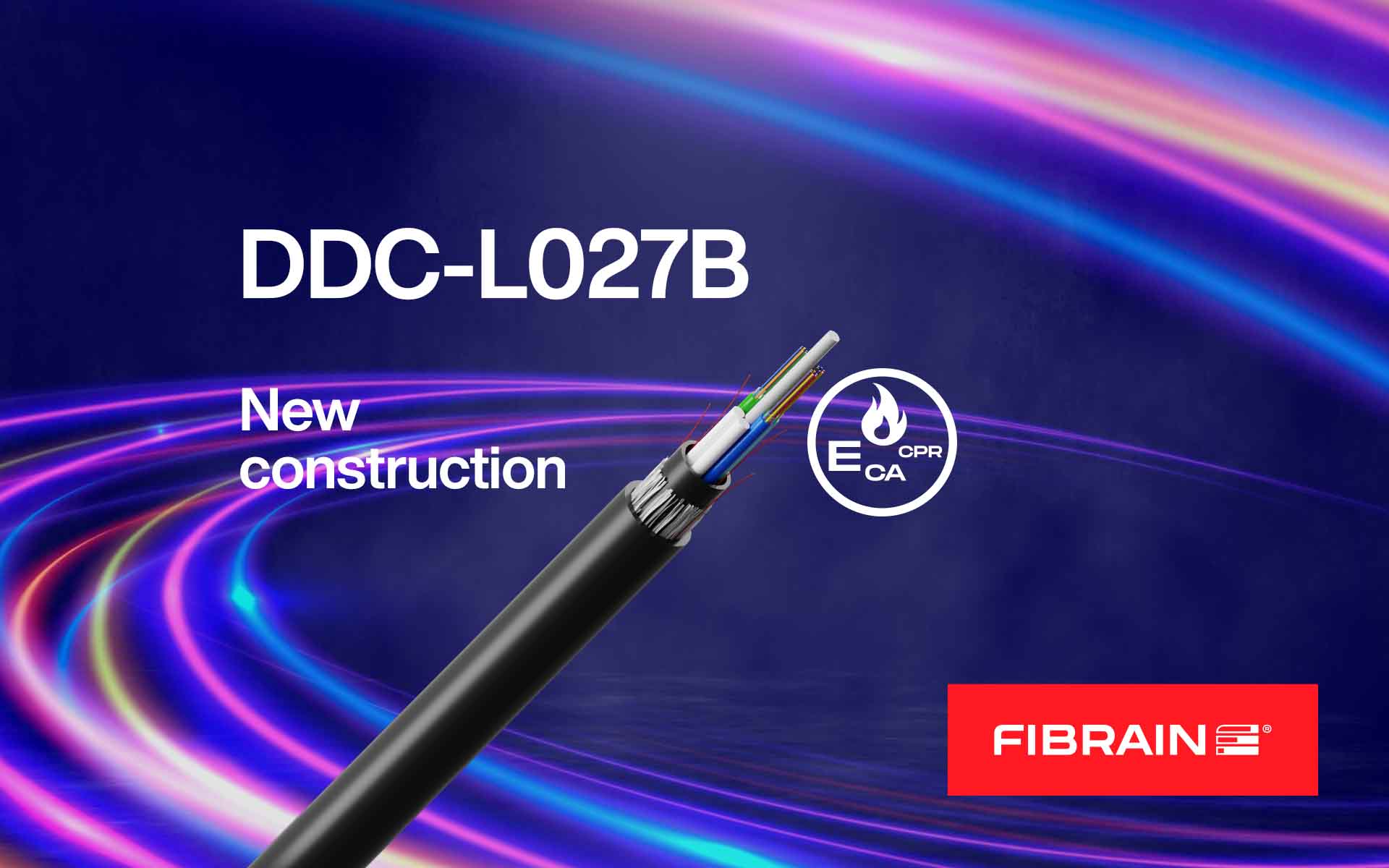 New fiber optic cable design DD-L027B!