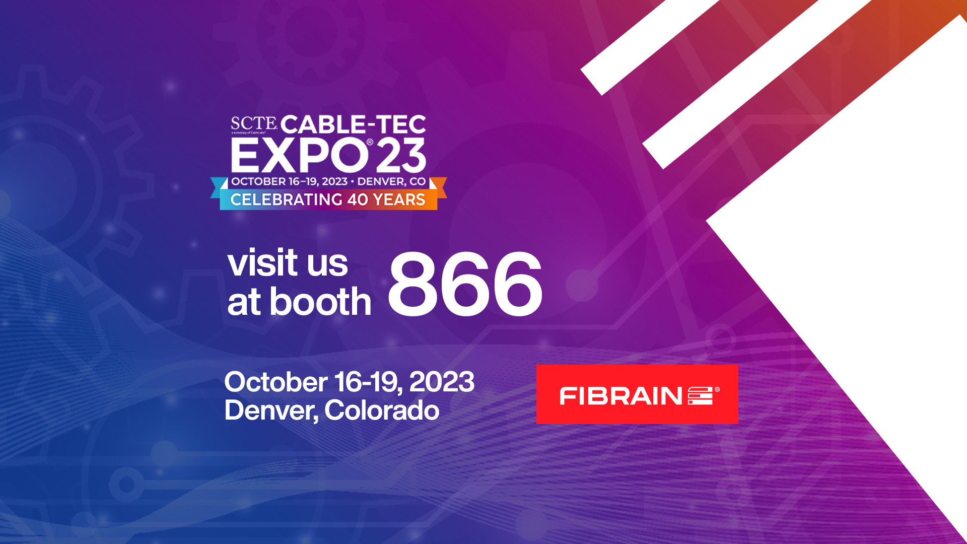 Let’s meet at SCTE-CABLE-TEC EXPO 2023 in Denver in the USA!